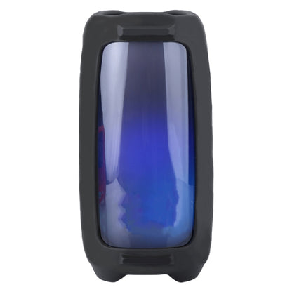 Colorful Light Effect Bluetooth Speaker Silicone Case with Shoulder Strap, For JBL Pulse 5 Black, For JBL Pulse 5 Red, For JBL Pulse 5 Blue