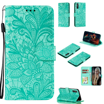 Lace Flower Embossing Pattern Horizontal Flip Leather Case , with Holder & Card Slots & Wallet & Photo Frame & Lanyard, For Huawei Enjoy 10e, For Xiaomi Redmi K30 Pro, For Xiaomi Redmi Note 9 Pro, For Xiaomi Redmi Note 9 Pro Max, For Xiaomi Redmi Note ...