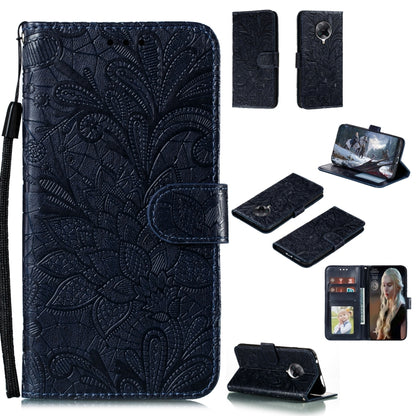 Lace Flower Embossing Pattern Horizontal Flip Leather Case , with Holder & Card Slots & Wallet & Photo Frame & Lanyard, For Huawei Enjoy 10e, For Xiaomi Redmi K30 Pro, For Xiaomi Redmi Note 9 Pro, For Xiaomi Redmi Note 9 Pro Max, For Xiaomi Redmi Note ...