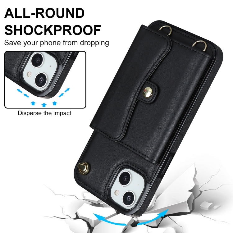RFID Card Slot Phone Case with Long Lanyard, For iPhone 14 / 13, For iPhone 14 Plus, For iPhone 14 Pro, For iPhone 14 Pro Max, For iPhone 13 Pro Max, For iPhone 12, For iPhone 12 Pro, For iPhone 12 Pro Max