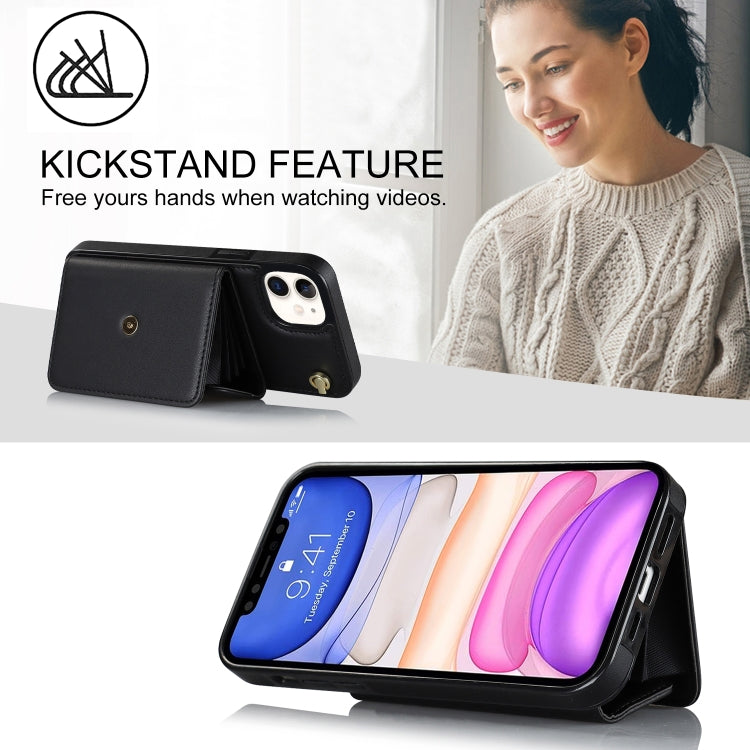 RFID Card Slot Phone Case with Long Lanyard, For iPhone 11, For iPhone 11 Pro, For iPhone 11 Pro Max, For iPhone X / XS, For iPhone XS Max, For iPhone 8 Plus / 7 Plus, For iPhone XR
