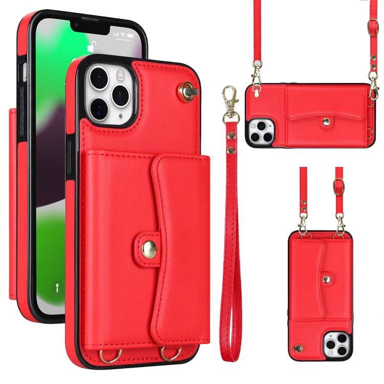 RFID Card Slot Phone Case with Long Lanyard, For iPhone 11, For iPhone 11 Pro, For iPhone 11 Pro Max, For iPhone X / XS, For iPhone XS Max, For iPhone 8 Plus / 7 Plus, For iPhone XR
