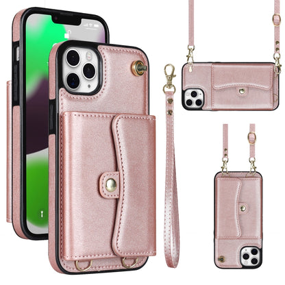 RFID Card Slot Phone Case with Long Lanyard, For iPhone 11, For iPhone 11 Pro, For iPhone 11 Pro Max, For iPhone X / XS, For iPhone XS Max, For iPhone 8 Plus / 7 Plus, For iPhone XR