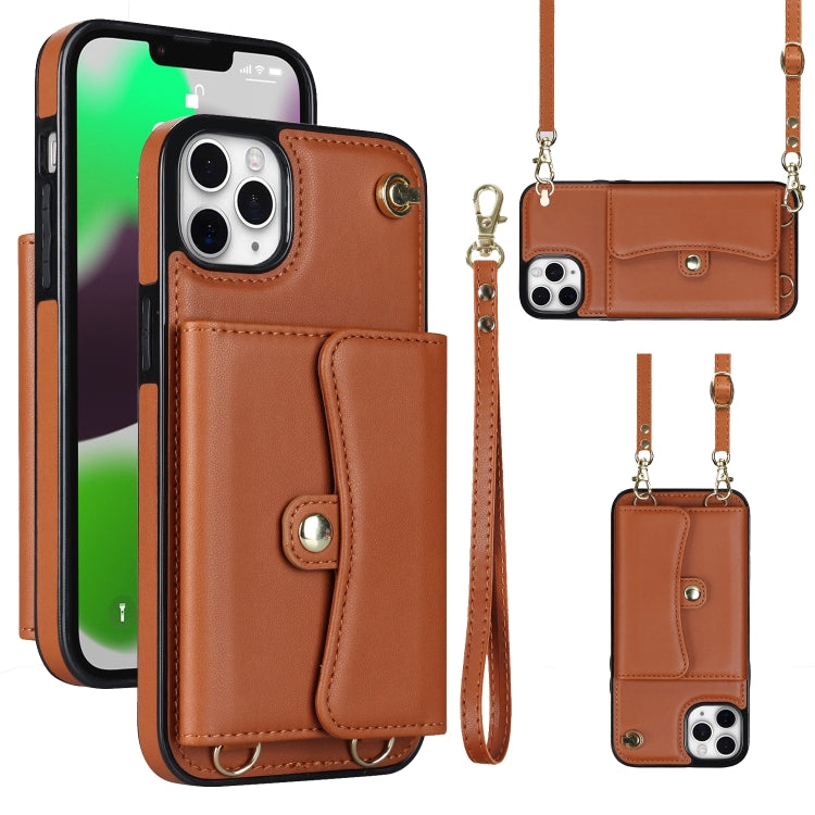 RFID Card Slot Phone Case with Long Lanyard, For iPhone 11, For iPhone 11 Pro, For iPhone 11 Pro Max, For iPhone X / XS, For iPhone XS Max, For iPhone 8 Plus / 7 Plus, For iPhone XR