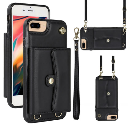RFID Card Slot Phone Case with Long Lanyard, For iPhone 11, For iPhone 11 Pro, For iPhone 11 Pro Max, For iPhone X / XS, For iPhone XS Max, For iPhone 8 Plus / 7 Plus, For iPhone XR