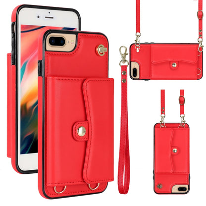 RFID Card Slot Phone Case with Long Lanyard, For iPhone 11, For iPhone 11 Pro, For iPhone 11 Pro Max, For iPhone X / XS, For iPhone XS Max, For iPhone 8 Plus / 7 Plus, For iPhone XR