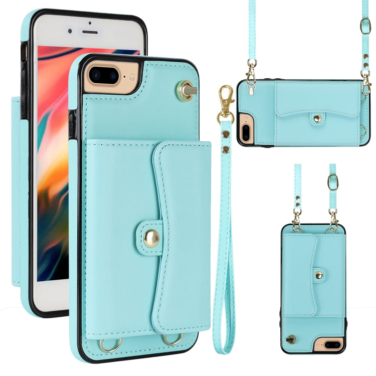 RFID Card Slot Phone Case with Long Lanyard, For iPhone 11, For iPhone 11 Pro, For iPhone 11 Pro Max, For iPhone X / XS, For iPhone XS Max, For iPhone 8 Plus / 7 Plus, For iPhone XR