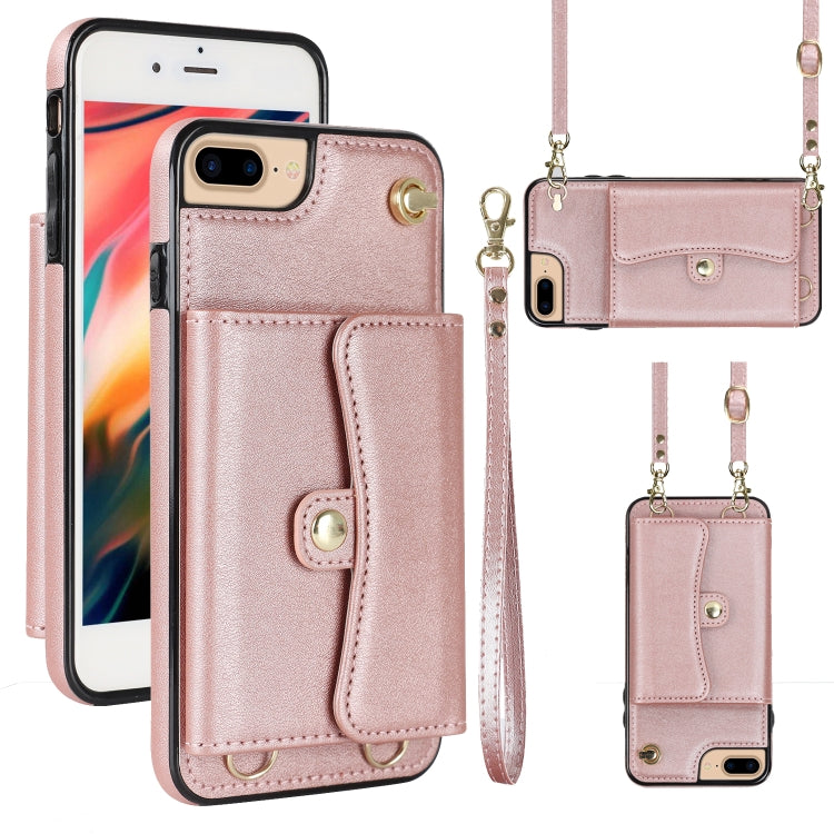 RFID Card Slot Phone Case with Long Lanyard, For iPhone 11, For iPhone 11 Pro, For iPhone 11 Pro Max, For iPhone X / XS, For iPhone XS Max, For iPhone 8 Plus / 7 Plus, For iPhone XR
