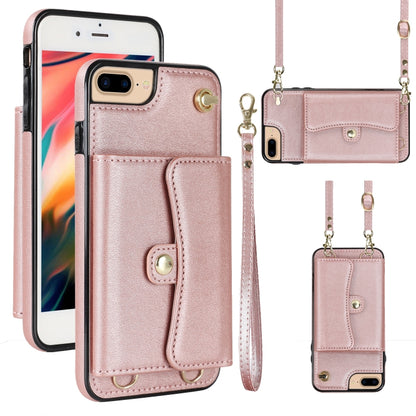RFID Card Slot Phone Case with Long Lanyard, For iPhone 11, For iPhone 11 Pro, For iPhone 11 Pro Max, For iPhone X / XS, For iPhone XS Max, For iPhone 8 Plus / 7 Plus, For iPhone XR