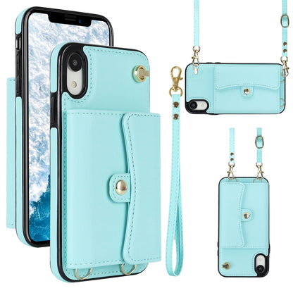 RFID Card Slot Phone Case with Long Lanyard, For iPhone 11, For iPhone 11 Pro, For iPhone 11 Pro Max, For iPhone X / XS, For iPhone XS Max, For iPhone 8 Plus / 7 Plus, For iPhone XR