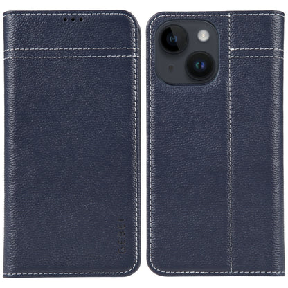 GEBEI Top-grain Horizontal Flip Leather Phone Case, For iPhone 14 Pro Max, For iPhone 14 Pro, For iPhone 14, For iPhone 14 Plus, For iPhone 13 Pro Max, For iPhone 13 Pro, For iPhone 13