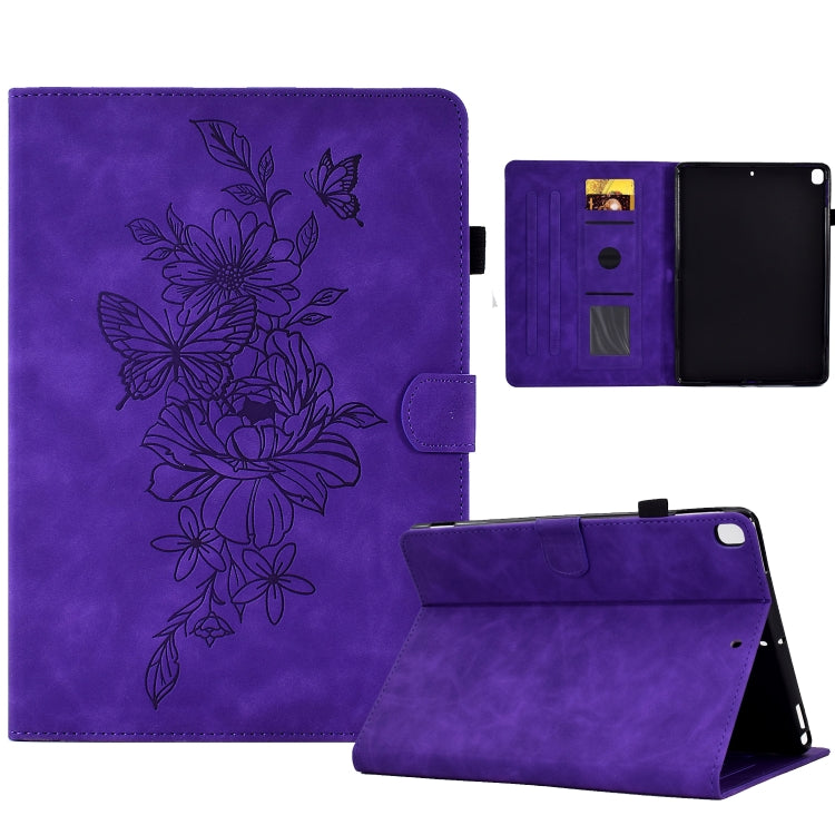 Peony Butterfly Embossed Leather Smart Tablet Case, For iPad 10.2 2020/2019 / Air 10.5 2019, For iPad 2025 / 2022, For iPad Air / Air 2 / 9.7 2017 / 9.7 2018, For iPad mini 2024 / mini 6, For iPad mini 5 / 4 / 3 / 2 / 1                                 ...