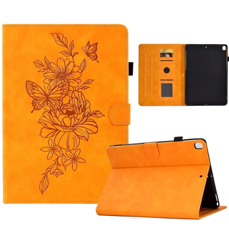Peony Butterfly Embossed Leather Smart Tablet Case, For iPad 10.2 2020/2019 / Air 10.5 2019, For iPad 2025 / 2022, For iPad Air / Air 2 / 9.7 2017 / 9.7 2018, For iPad mini 2024 / mini 6, For iPad mini 5 / 4 / 3 / 2 / 1                                 ...