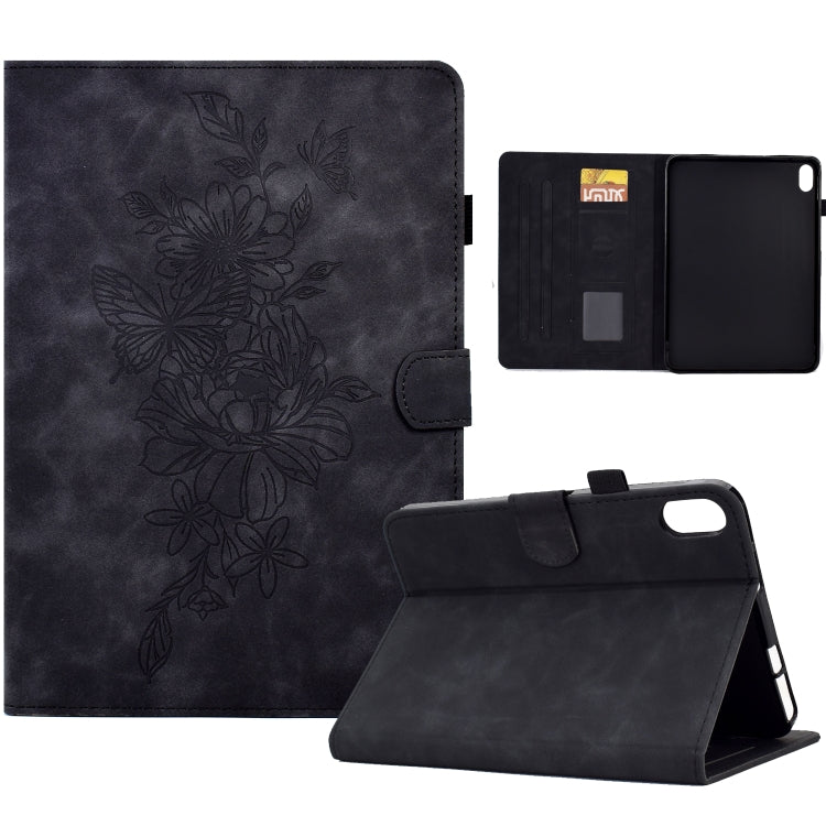 Peony Butterfly Embossed Leather Smart Tablet Case, For iPad 10.2 2020/2019 / Air 10.5 2019, For iPad 2025 / 2022, For iPad Air / Air 2 / 9.7 2017 / 9.7 2018, For iPad mini 2024 / mini 6, For iPad mini 5 / 4 / 3 / 2 / 1                                 ...