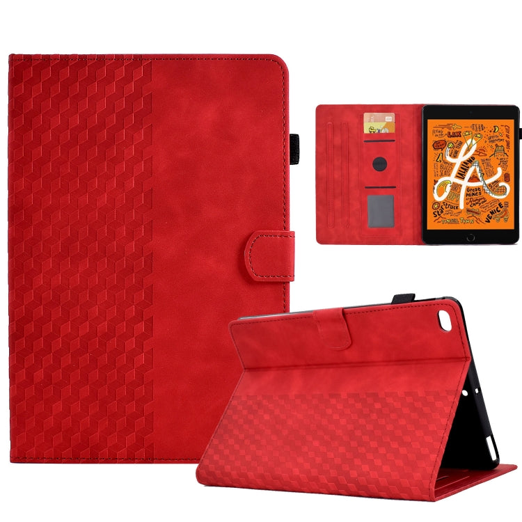 For iPad mini 5 / 4 / 3 / 2 / 1 Rhombus Embossed Leather Smart Tablet Case, For iPad mini 5 / 4 / 3 / 2 / 1