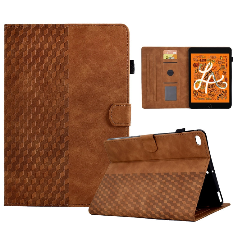 For iPad mini 5 / 4 / 3 / 2 / 1 Rhombus Embossed Leather Smart Tablet Case, For iPad mini 5 / 4 / 3 / 2 / 1