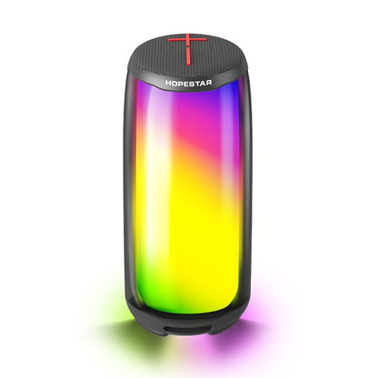 HOPESTAR P49 Tone Pulse RGB Light Waterproof Bluetooth Speaker, P49(Black), P49(Grey), P49(Blue)