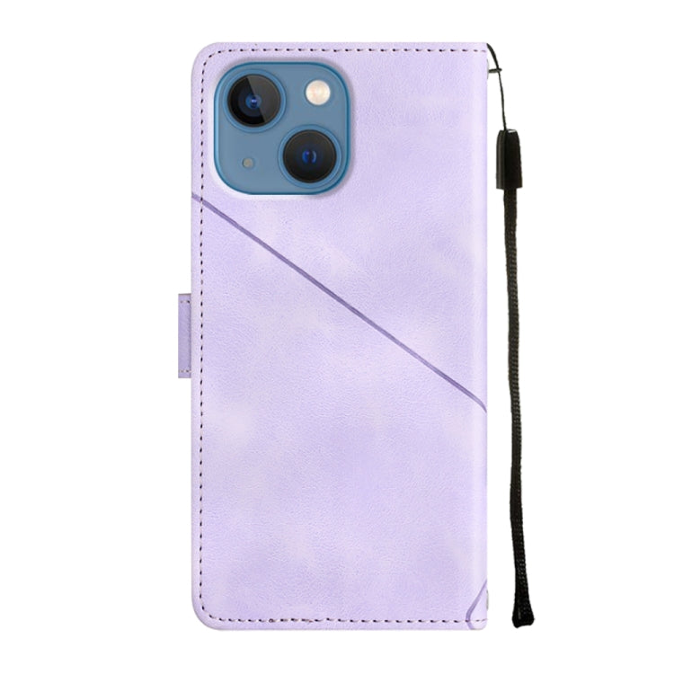 Skin-feel Embossed Leather Phone Case, For iPhone 14, For iPhone 14 Plus, For iPhone 14 Pro, For iPhone 14 Pro Max, For iPhone 13 mini, For iPhone 13, For iPhone 13 Pro, For iPhone 13 Pro Max