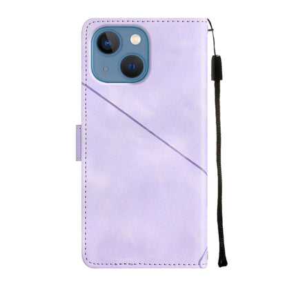 Skin-feel Embossed Leather Phone Case, For iPhone 14, For iPhone 14 Plus, For iPhone 14 Pro, For iPhone 14 Pro Max, For iPhone 13 mini, For iPhone 13, For iPhone 13 Pro, For iPhone 13 Pro Max