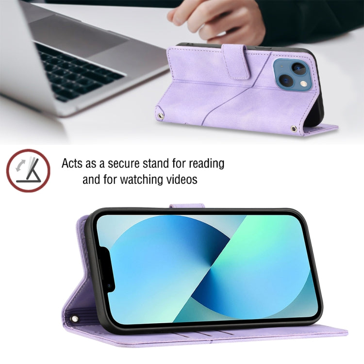 Skin-feel Embossed Leather Phone Case, For iPhone 14, For iPhone 14 Plus, For iPhone 14 Pro, For iPhone 14 Pro Max, For iPhone 13 mini, For iPhone 13, For iPhone 13 Pro, For iPhone 13 Pro Max
