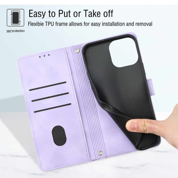 Skin-feel Embossed Leather Phone Case, For iPhone 12 / 12 Pro, For iPhone 12 Pro Max, For iPhone 11, For iPhone 11 Pro Max, For iPhone X / XS, For iPhone XR, For iPhone XS Max, For iPhone SE 2022 / 2020 / 7 / 8