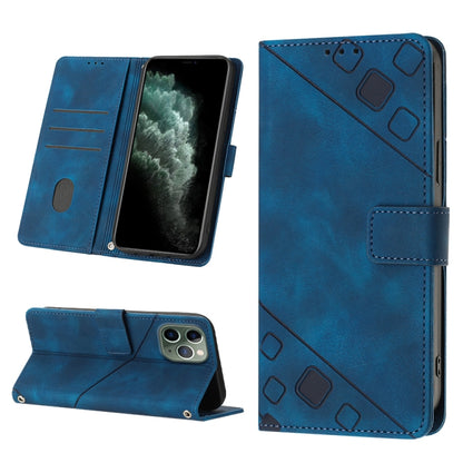 Skin-feel Embossed Leather Phone Case, For iPhone 12 / 12 Pro, For iPhone 12 Pro Max, For iPhone 11, For iPhone 11 Pro Max, For iPhone X / XS, For iPhone XR, For iPhone XS Max, For iPhone SE 2022 / 2020 / 7 / 8