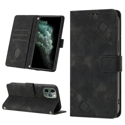 Skin-feel Embossed Leather Phone Case, For iPhone 12 / 12 Pro, For iPhone 12 Pro Max, For iPhone 11, For iPhone 11 Pro Max, For iPhone X / XS, For iPhone XR, For iPhone XS Max, For iPhone SE 2022 / 2020 / 7 / 8