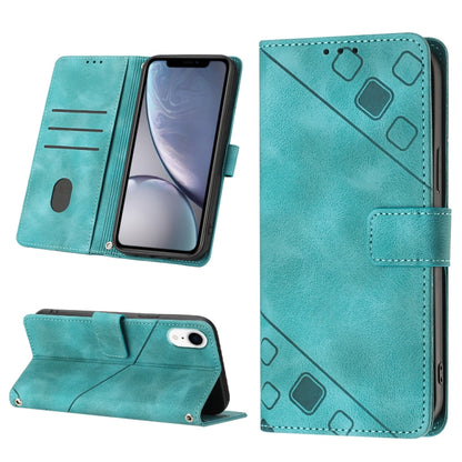 Skin-feel Embossed Leather Phone Case, For iPhone 12 / 12 Pro, For iPhone 12 Pro Max, For iPhone 11, For iPhone 11 Pro Max, For iPhone X / XS, For iPhone XR, For iPhone XS Max, For iPhone SE 2022 / 2020 / 7 / 8
