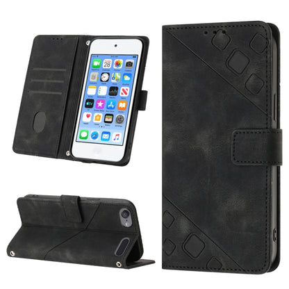 Skin-feel Embossed Leather Phone Case, For iPhone 7 Plus / 8 Plus / 6 Plus, For iPod Touch 7 / Touch 6, For iPhone 11 Pro