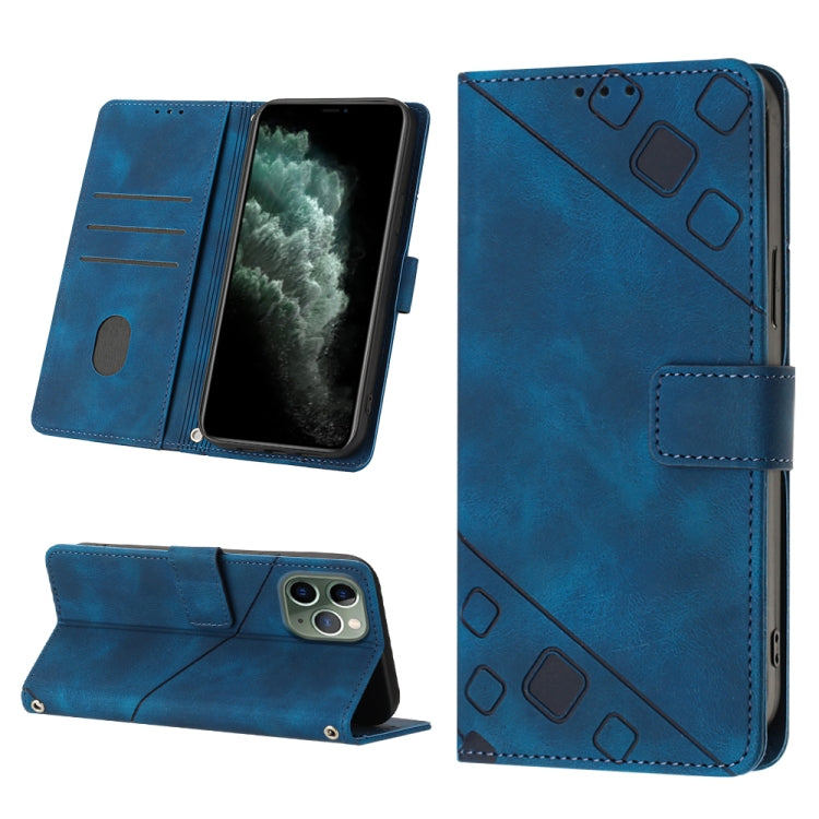 Skin-feel Embossed Leather Phone Case, For iPhone 7 Plus / 8 Plus / 6 Plus, For iPod Touch 7 / Touch 6, For iPhone 11 Pro
