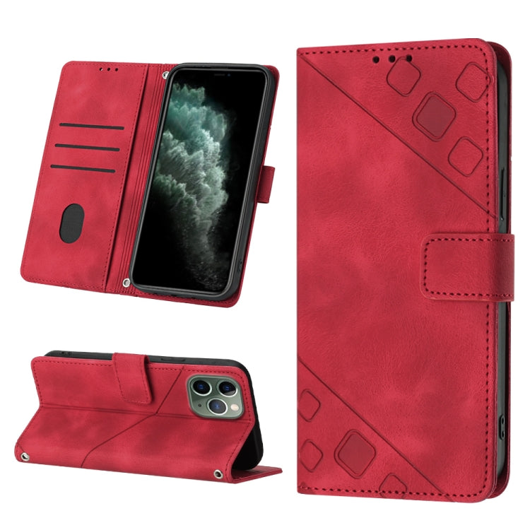 Skin-feel Embossed Leather Phone Case, For iPhone 7 Plus / 8 Plus / 6 Plus, For iPod Touch 7 / Touch 6, For iPhone 11 Pro