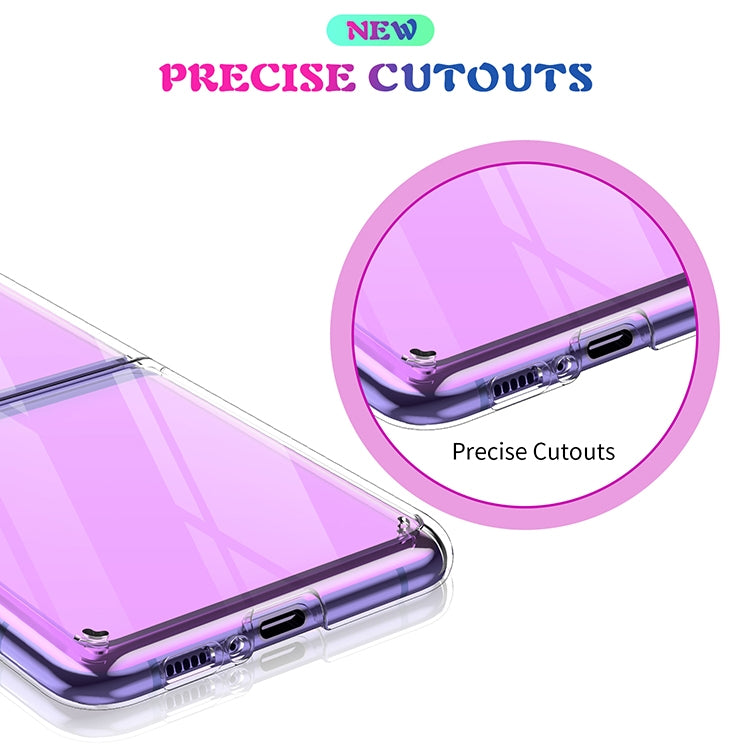 For Galaxy Z Flip Shockproof Scratchproof TPU + Acrylic Protective Case, For Galaxy Z Flip
