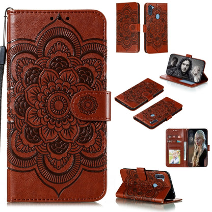 Mandala Embossing Pattern Horizontal Flip PU Leather Case with Holder & Card Slots & Walle & Lanyard, For Samsung Galaxy A11, For Samsung Galaxy A41, For Samsung Galaxy A70e, For Samsung Galaxy M31