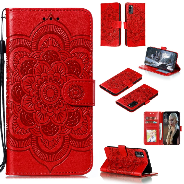 Mandala Embossing Pattern Horizontal Flip PU Leather Case with Holder & Card Slots & Walle & Lanyard, For Samsung Galaxy A11, For Samsung Galaxy A41, For Samsung Galaxy A70e, For Samsung Galaxy M31