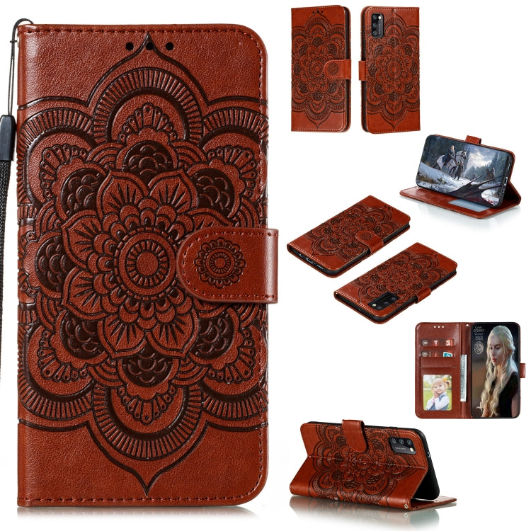 Mandala Embossing Pattern Horizontal Flip PU Leather Case with Holder & Card Slots & Walle & Lanyard, For Samsung Galaxy A11, For Samsung Galaxy A41, For Samsung Galaxy A70e, For Samsung Galaxy M31