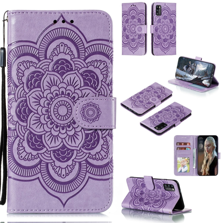Mandala Embossing Pattern Horizontal Flip PU Leather Case with Holder & Card Slots & Walle & Lanyard, For Samsung Galaxy A11, For Samsung Galaxy A41, For Samsung Galaxy A70e, For Samsung Galaxy M31