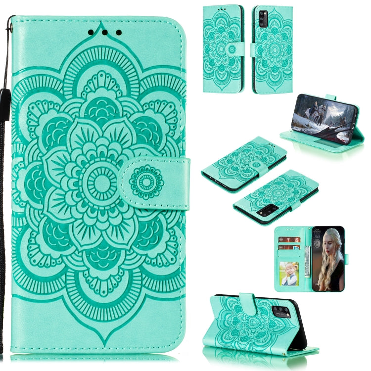 Mandala Embossing Pattern Horizontal Flip PU Leather Case with Holder & Card Slots & Walle & Lanyard, For Samsung Galaxy A11, For Samsung Galaxy A41, For Samsung Galaxy A70e, For Samsung Galaxy M31