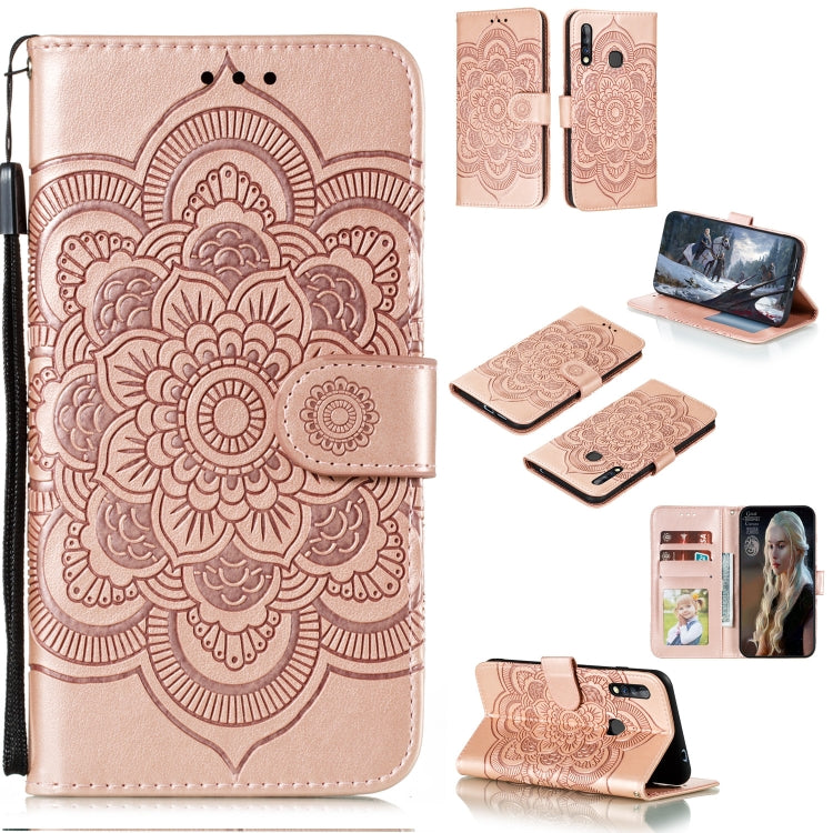 Mandala Embossing Pattern Horizontal Flip PU Leather Case with Holder & Card Slots & Walle & Lanyard, For Samsung Galaxy A11, For Samsung Galaxy A41, For Samsung Galaxy A70e, For Samsung Galaxy M31