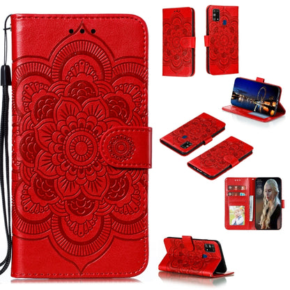 Mandala Embossing Pattern Horizontal Flip PU Leather Case with Holder & Card Slots & Walle & Lanyard, For Samsung Galaxy A11, For Samsung Galaxy A41, For Samsung Galaxy A70e, For Samsung Galaxy M31