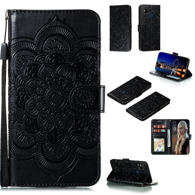 Mandala Embossing Pattern Horizontal Flip PU Leather Case with Holder & Card Slots & Walle & Lanyard, For Samsung Galaxy A11, For Samsung Galaxy A41, For Samsung Galaxy A70e, For Samsung Galaxy M31