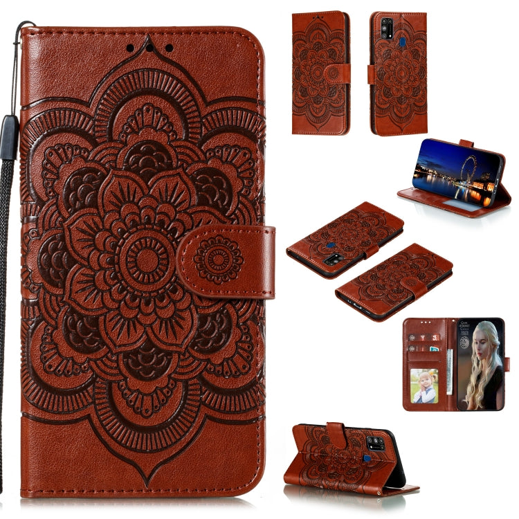 Mandala Embossing Pattern Horizontal Flip PU Leather Case with Holder & Card Slots & Walle & Lanyard, For Samsung Galaxy A11, For Samsung Galaxy A41, For Samsung Galaxy A70e, For Samsung Galaxy M31
