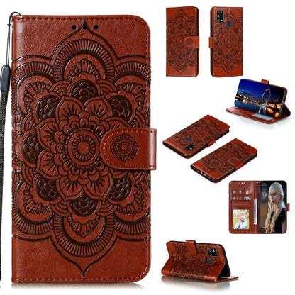 Mandala Embossing Pattern Horizontal Flip PU Leather Case with Holder & Card Slots & Walle & Lanyard, For Samsung Galaxy A11, For Samsung Galaxy A41, For Samsung Galaxy A70e, For Samsung Galaxy M31