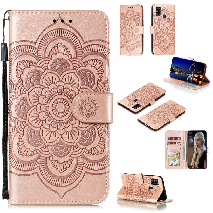 Mandala Embossing Pattern Horizontal Flip PU Leather Case with Holder & Card Slots & Walle & Lanyard, For Samsung Galaxy A11, For Samsung Galaxy A41, For Samsung Galaxy A70e, For Samsung Galaxy M31