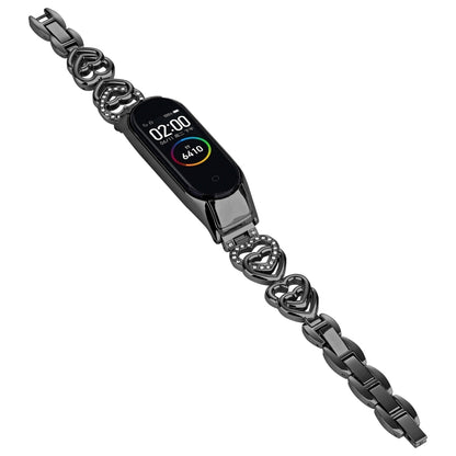 Universal Diamond Metal Watch Band, For Xiaomi Mi Band 7, For Xiaomi Mi Band 6 / 5, For Xiaomi Mi Band 4 / 3
