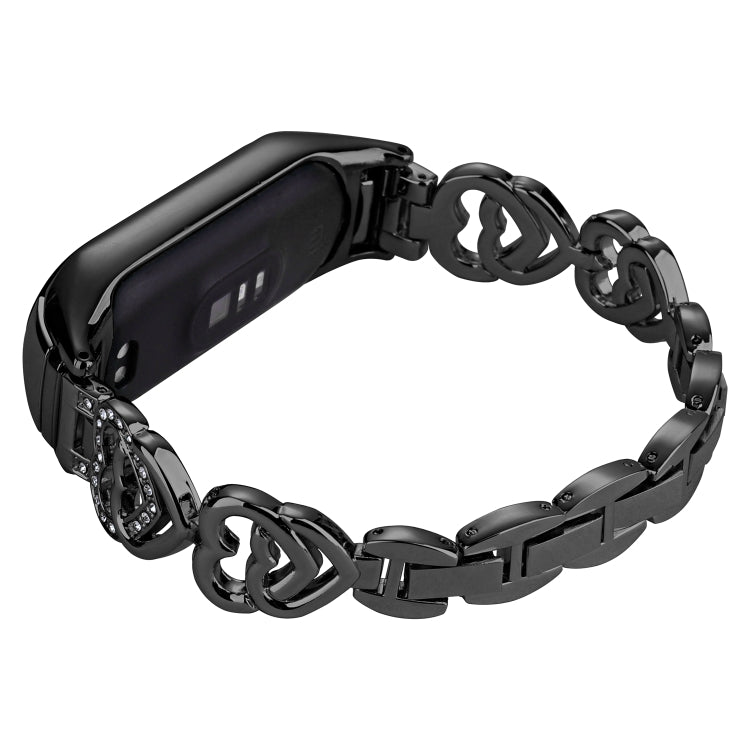 Universal Diamond Metal Watch Band, For Xiaomi Mi Band 7, For Xiaomi Mi Band 6 / 5, For Xiaomi Mi Band 4 / 3