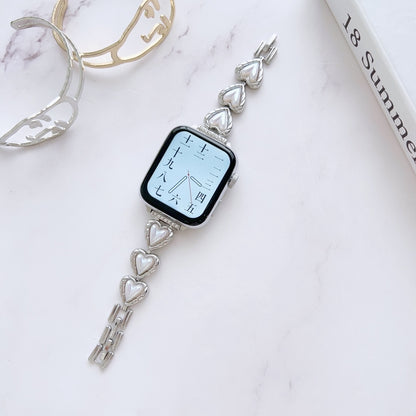 Metal Bracelet Watch Band, For Apple Watch Series 8&7 45mm / SE 2&6&SE&5&4 44mm, For Apple Watch Series 8&7 41mm / SE 2&6&SE&5&4 40mm