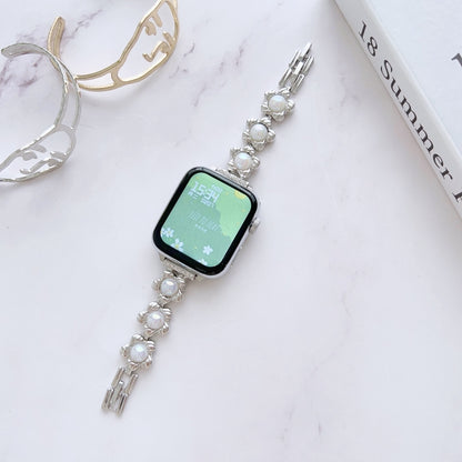 Metal Bracelet Watch Band, For Apple Watch Series 8&7 45mm / SE 2&6&SE&5&4 44mm, For Apple Watch Series 8&7 41mm / SE 2&6&SE&5&4 40mm