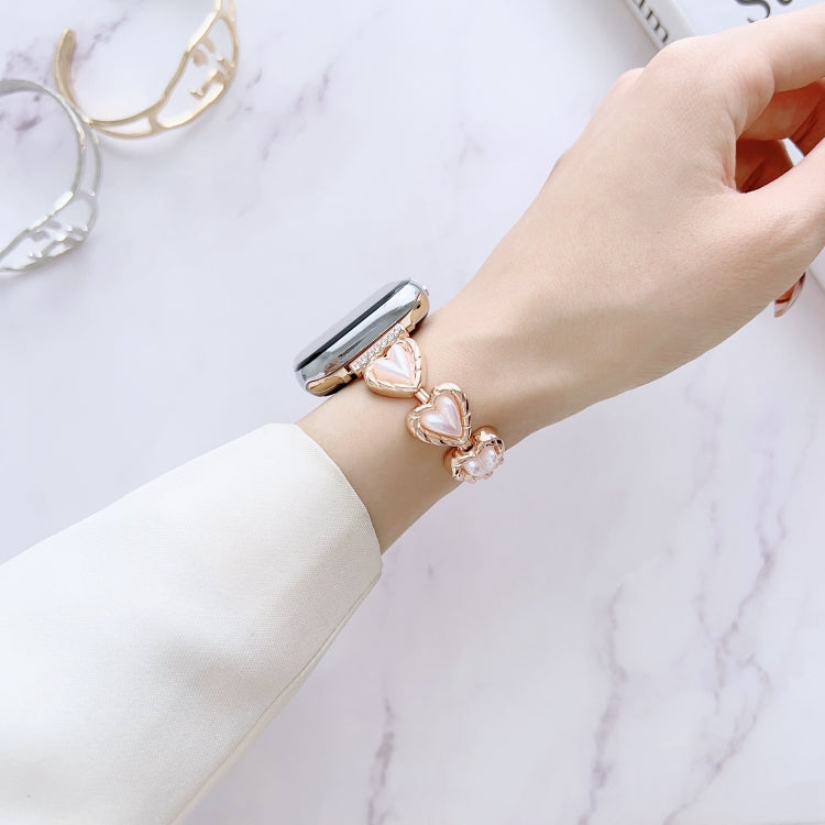 Metal Bracelet Watch Band, For Apple Watch Series 8&7 45mm / SE 2&6&SE&5&4 44mm, For Apple Watch Series 8&7 41mm / SE 2&6&SE&5&4 40mm