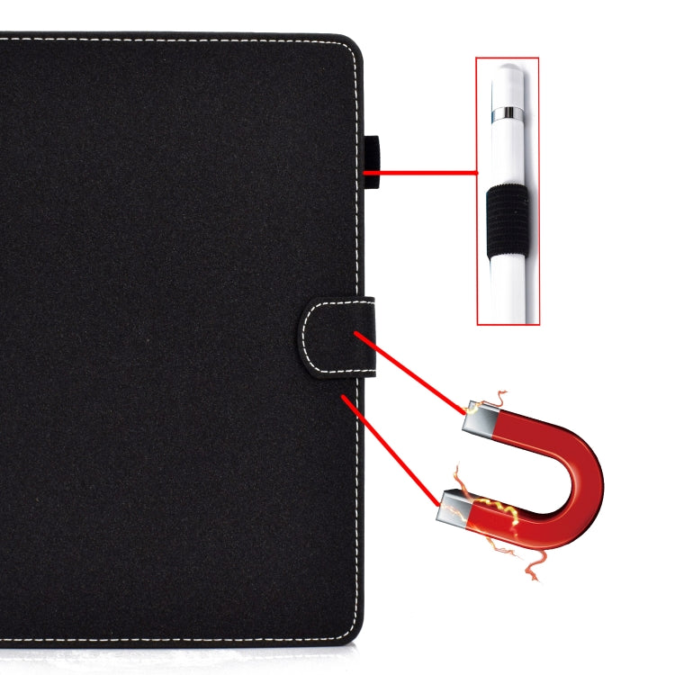 Solid Color Tablet PC Universal Magnetic Horizontal Flip Leather Case with Card Slots & Holder, For iPad Air / iPad Air 2 / iPad 9.7 (2018 & 2017)