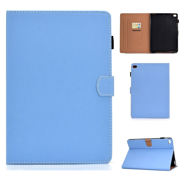 Solid Color Tablet PC Universal Magnetic Horizontal Flip Leather Case with Card Slots & Holder, For iPad Air / iPad Air 2 / iPad 9.7 (2018 & 2017)